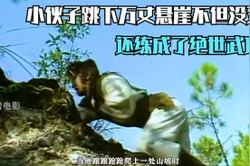 小伙子跳下万丈悬崖不但没死还学成了绝世武功视频封面