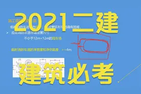 临时消防车道直为环形，二建一建建筑，管理必考点视频封面