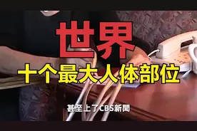 世界最大10个人体部位，第一名长度超过34.3公分，所有女性的梦想视频封面