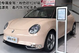 女神的专属座驾！粉色欧拉好猫，颜值超漂亮，看内饰才知多香视频封面