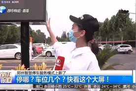 郑州“智慧停车”大屏，停哪里，车位几个？让停车方便快捷！视频封面