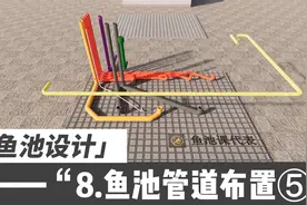 锦鲤鱼池过滤设计图，自动循环水过滤系统的循环管是这样铺设的