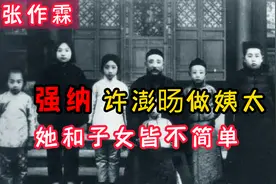 张作霖强娶许澍旸做四姨太，去世后葬八宝山，她和子女皆不简单视频封面