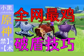 【原神】破盾技巧 全网最鸡(深渊法师) 附带属性克制图【小黑】