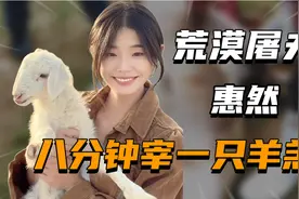 “荒漠屠夫”惠然：身价百万的富家千金，为何辍学去沙漠放羊？视频封面