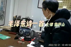 徐华书法创作视频：毛泽东七律登庐山视频封面
