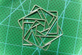 金属六芒星，5分钟用订书钉就可以完成的饰品制作视频封面