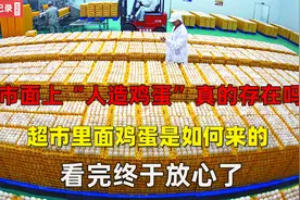 市场上人造蛋真的存在吗？超市里面鸡蛋如何来的，看完终于放心了视频封面