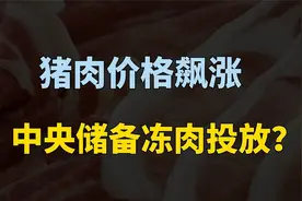 猪肉价格又创高位，中央储备冻肉投放，物价异动的原因？视频封面