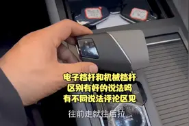 电子档杆和机械档杆这样讲不知道懂的人认可不有不同说法科普一下