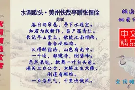 水调歌头·黄州快哉亭赠张偓佺 宋代 是苏轼豪放词的代表作之一视频封面