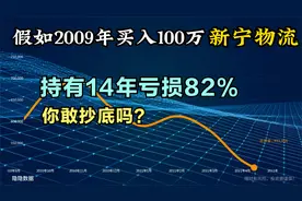 剧惨！09年100万买入新宁物流，如今股价暴跌82%！你敢抄底吗？视频封面