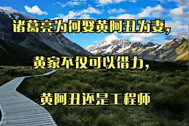诸葛亮为何娶黄阿丑为妻，黄家不仅可以借力，黄阿丑还是工程师视频封面