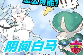 蕾冠王：WTF！是黑色的马比较快对吧？！【宝可梦剑盾/双打】