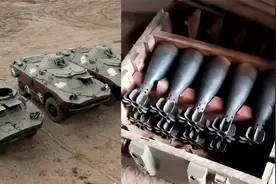 现场视频：俄军控制一处乌方军事基地 缴获坦克兵车及4500吨弹药视频封面