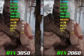 RTX3050显卡跟RTX2060显卡在游戏性能方面哪个更好一点视频封面