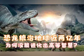 统治地球大约1亿7千万年的恐龙，为何没有进化成高等智慧的生物视频封面