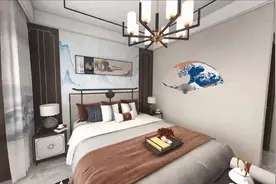 3D全景看新中式装修设计，360°观看设计好的家，效果一流