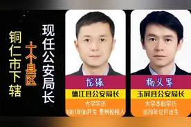 铜仁市下辖10个县区现任公安局长，他们无私奉献，悄悄地保护社会视频封面