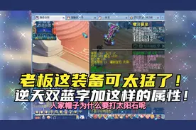 梦幻西游：老板这装备牛了！逆天双蓝字的简易加太极护法！