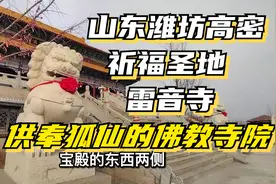 山东潍坊高密祈福圣地：雷音寺，供奉狐仙的佛教寺院