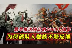 长征路上的2900人孤军，为何能最早抵达陕北，部队人数不降反增？视频封面