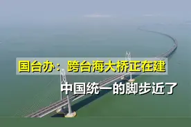 国台办回应令人振奋！跨台海大桥在建，台湾问题不留给下一代视频封面
