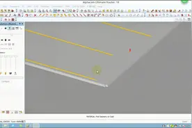 3D5轴刨花机雕刻刀路编程 模压门设计软件讲解视频