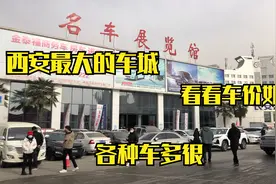 彩云逛西安最大的车城，车太多了看得眼花缭乱，听听价格多少钱视频封面