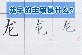 “龙”字的主笔是什么？是撇还是竖弯钩？老师一席话解惑
