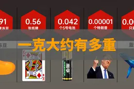 对比数据：1克大约有多重｜1克的参照物