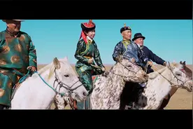 蒙古族婚礼骑马迎接新娘 ，锡林郭勒盟 苏尼特左旗视频封面