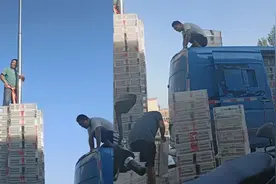 有国才有家！河南一孵化场内旗杆钢丝绳断裂，老板垒框登高维修视频封面