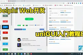 Delphi Web开发之unigui入门教程8(控件如何自定义样式)视频封面