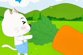 经典儿歌视频《拔萝卜》，小姑娘，快快来，快来帮我们拔萝卜视频封面