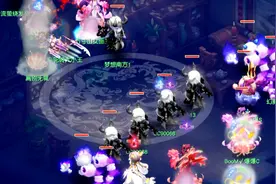 梦幻西游：153联武神坛十六进八，紫禁城VS镇淮楼，队长意外倒地视频封面