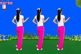 老歌新跳广场舞《明月夜》动感弹跳32步，背面演示更好学