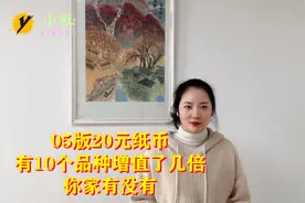 05版20元纸币，有10个品种增值了几倍，你家有没有视频封面