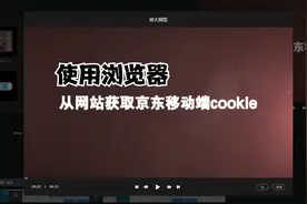 使用浏览器获取京东cookie视频封面