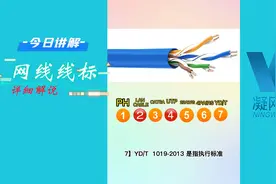 大数据时代，一分钟教你学会如何识别网线线标。视频封面