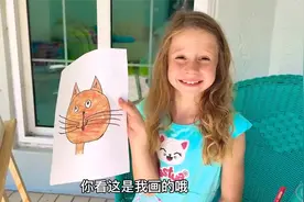 绘画大挑战，爸爸带小女孩参加画展，最后竟然获得了神秘玩具！视频封面