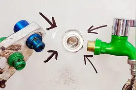 穿墙水管内牙变形，水龙头拧不上怎么办？教你个好方法，不用砸墙视频封面