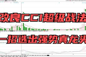 改良cci绝密战法，仅需30秒筛选龙头主升浪，股民学会轻松抓涨停视频封面