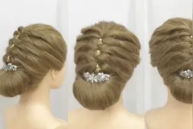 适合中等长度头发的编发 轻松派对发型