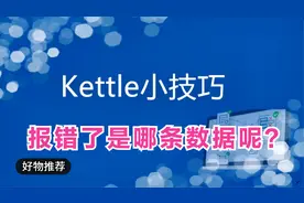 Kettle小技巧：运行中报错，教你如何定位错误数据