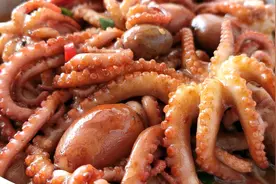 八爪鱼最爱这样吃，香辣可口，做法简单，比烤鱿鱼还好吃！