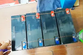 长时间没用的电动车电池！直接并联到一起充电！不知道还有救吗？视频封面