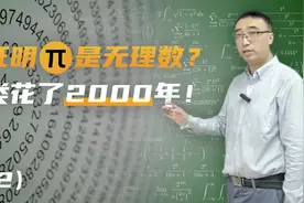 证明圆周率π是无理数很容易？人类花了2000年！#给你的一支视频视频封面