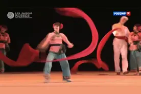 【民间舞】有内味儿了，俄罗斯舞团跳中国红绸舞视频封面