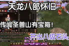 天龙八部端游怀旧服：传闻圣兽山有宝箱开出八级石头！今天揭秘！视频封面
